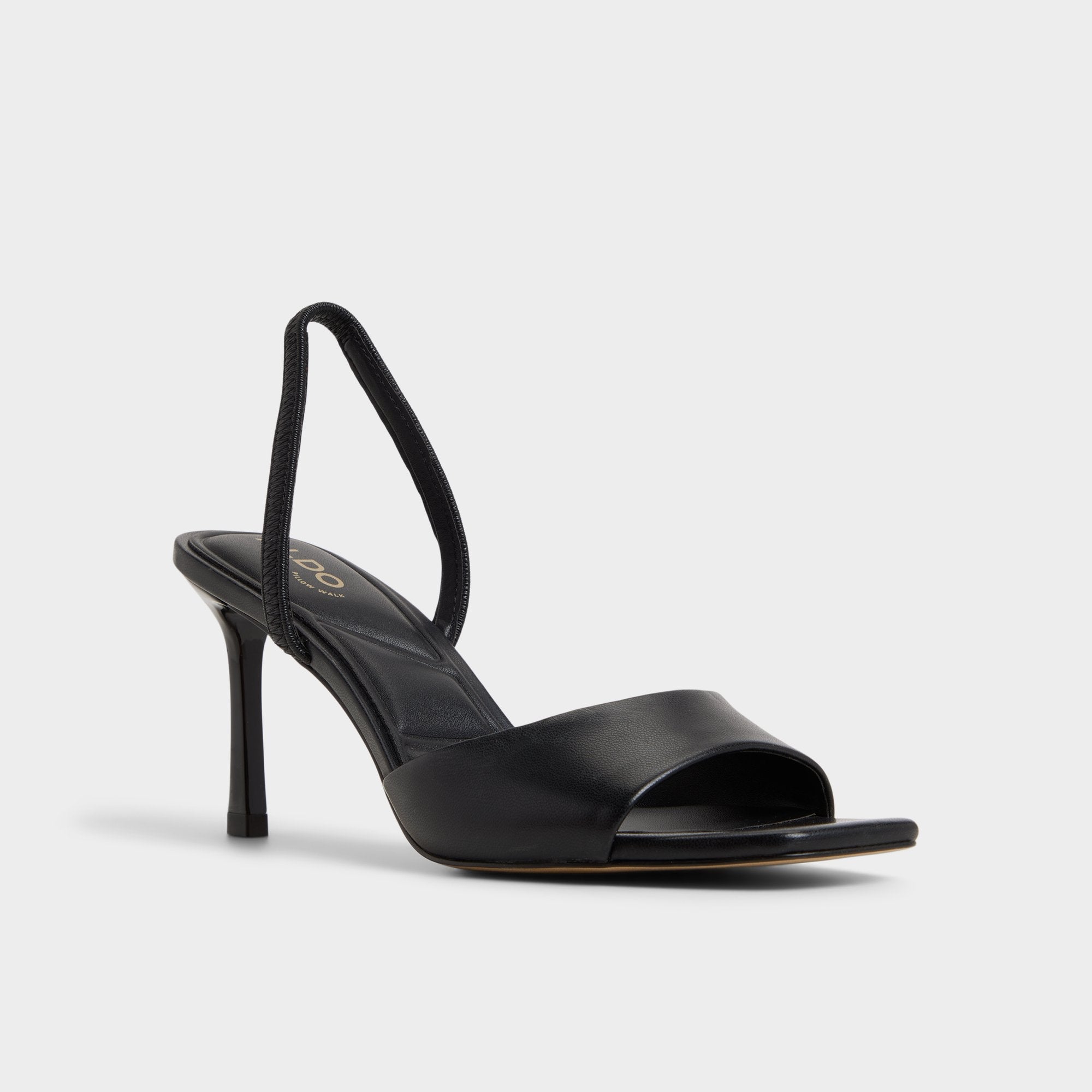Aldo Andya Black Women's Strappy sandals - Slingback heeled sandal, Stiletto heel Black