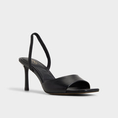 Aldo Andya Black Women's Strappy sandals - Slingback heeled sandal, Stiletto heel Black