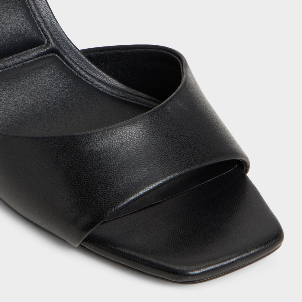 Aldo Andya Black Women's Strappy sandals - Slingback heeled sandal, Stiletto heel Black