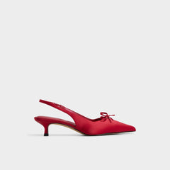 Aldo Azizza in Dark Red - Slingback heel, Kitten heel Dark red