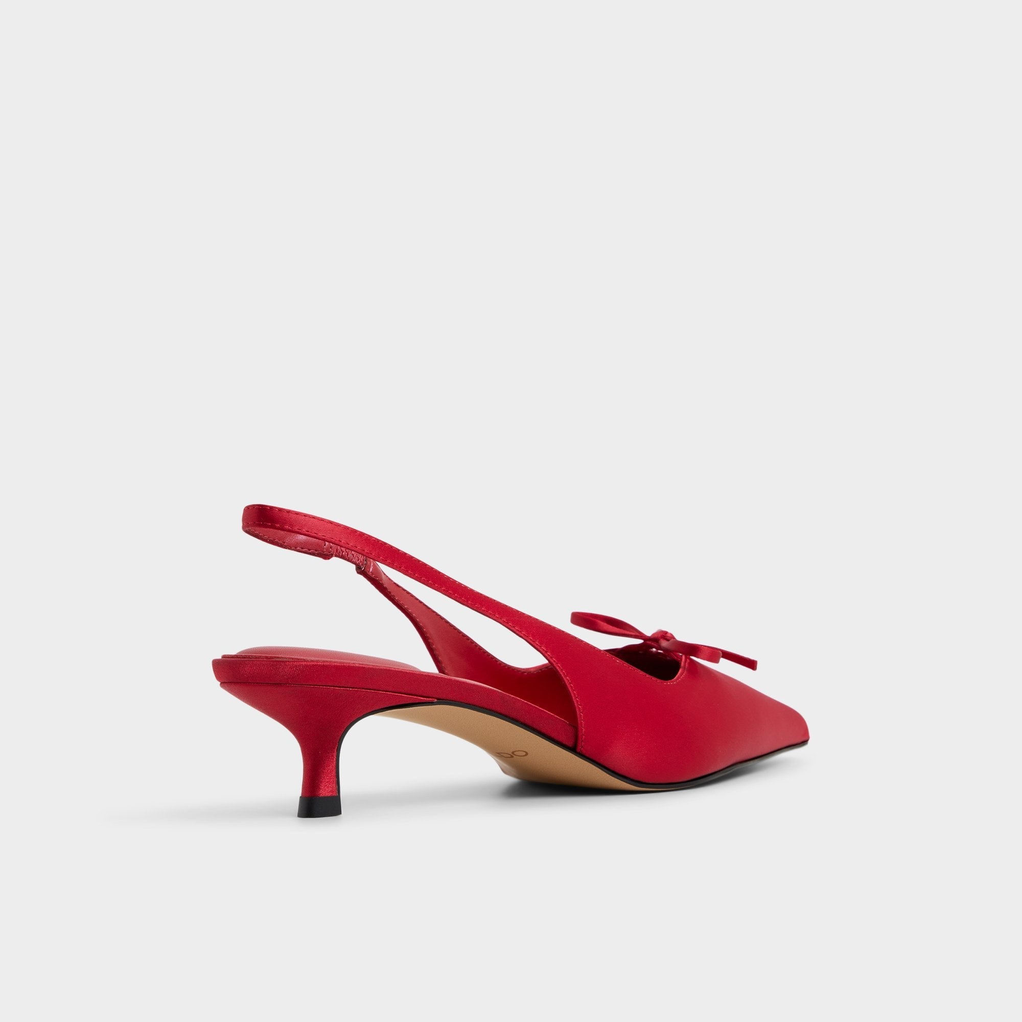 Aldo Azizza in Dark Red - Slingback heel, Kitten heel Dark red
