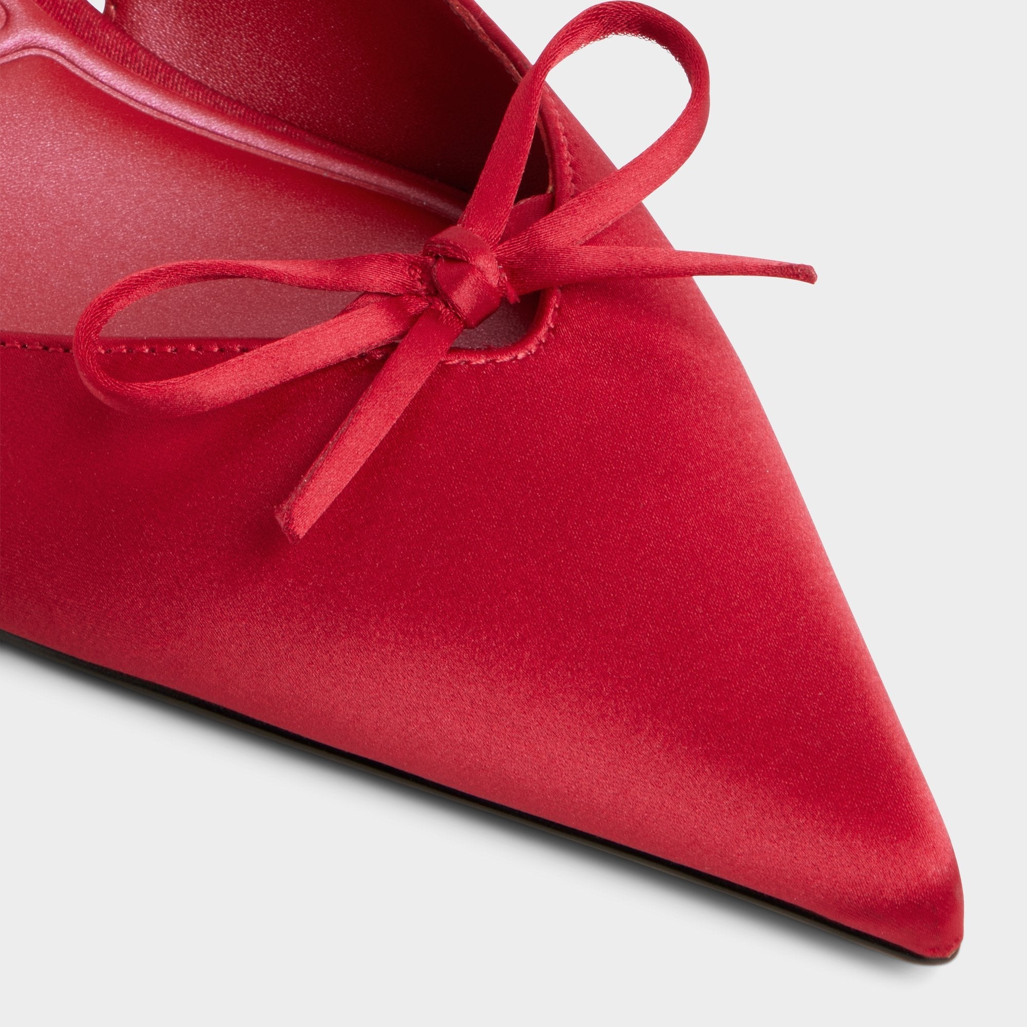 Aldo Azizza in Dark Red - Slingback heel, Kitten heel Dark red