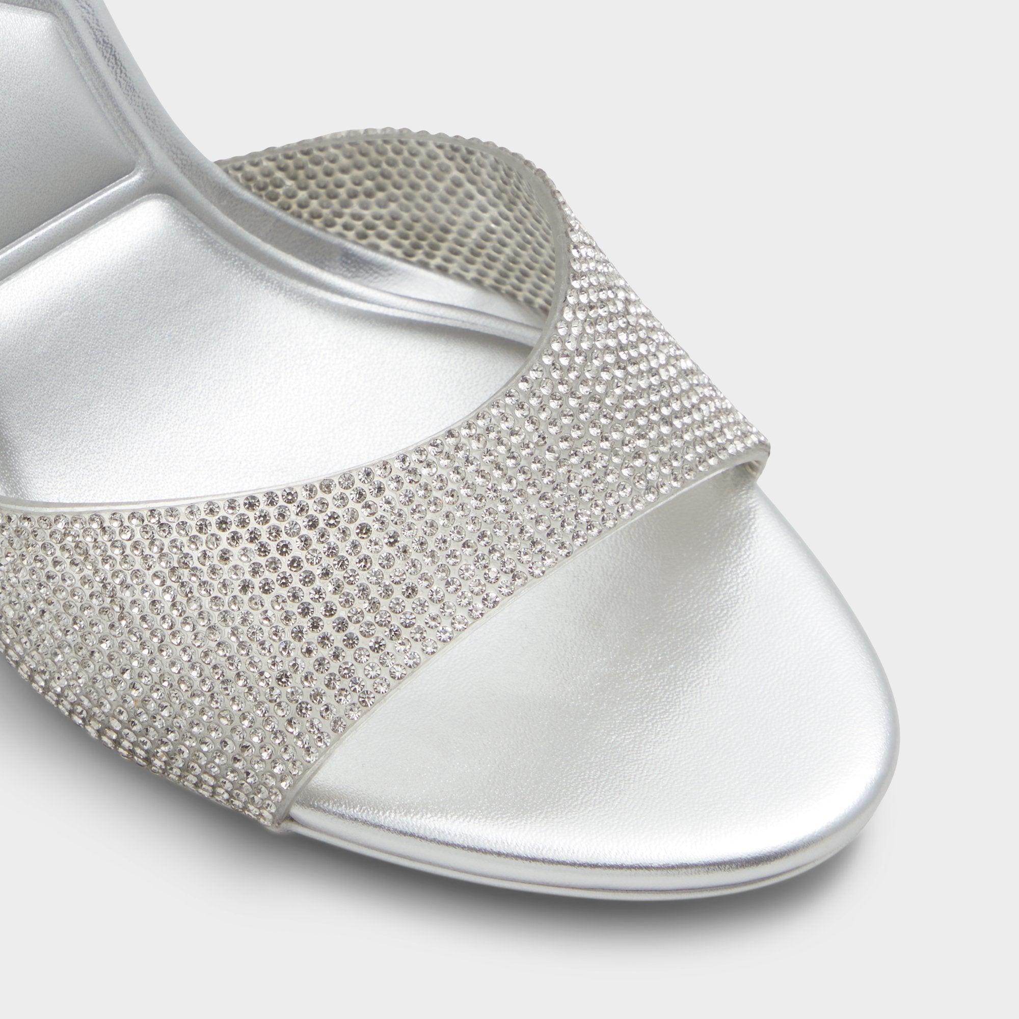 Aldo Aitana Silver Women's Heeled sandals - Slingback heeled sandal, Stiletto heel Silver