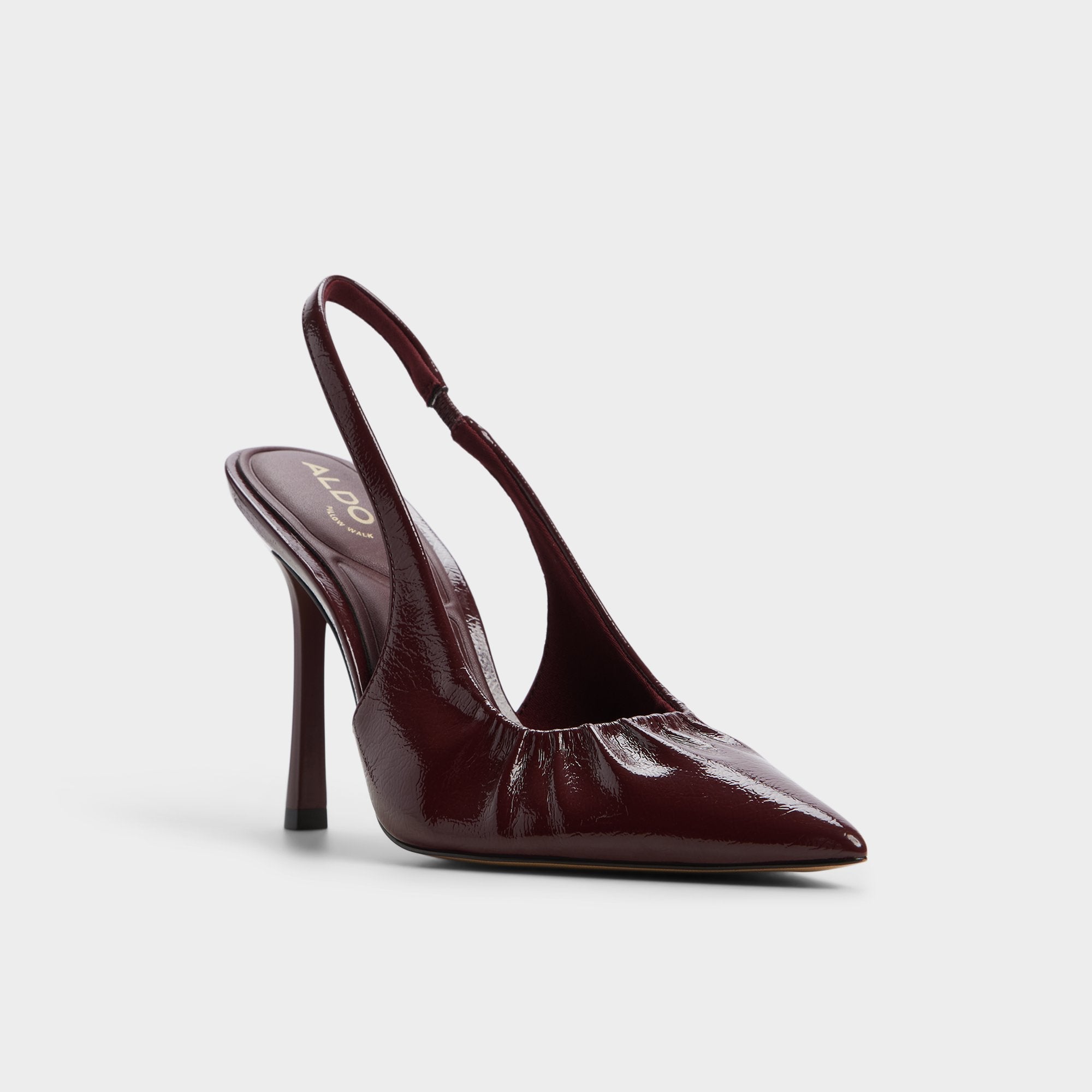 Aldo Mystie Bordo Women's Slingbacks - Slingback heel, Stiletto heel Bordo