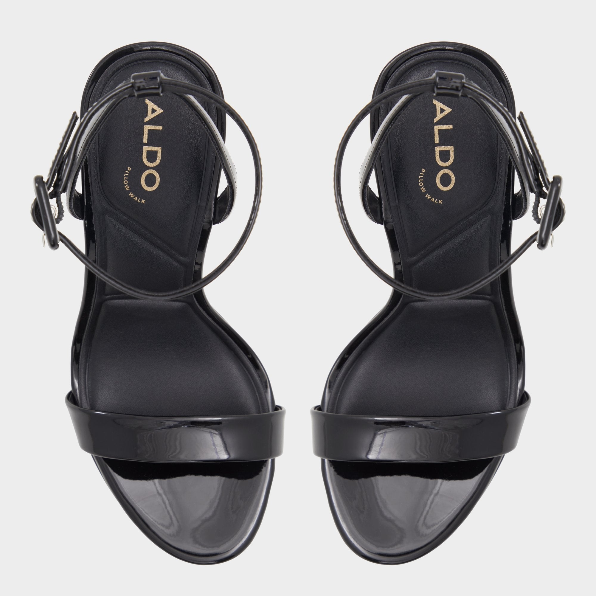 Aldo Katelina Black Women's Heeled sandals - Strappy heeled sandal, Stiletto platform Black