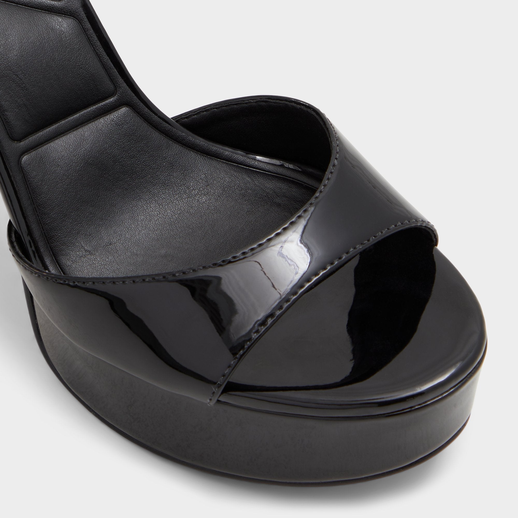 Aldo Valoria Black Women's Platform sandals - Strappy heeled sandal, Platform Black