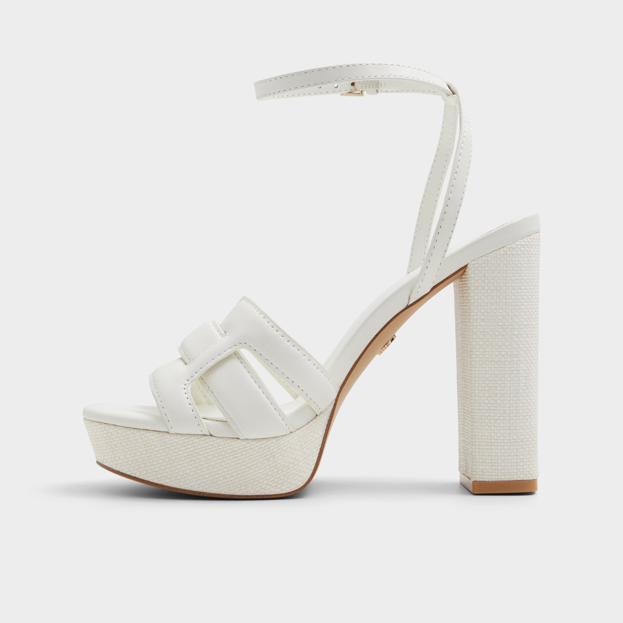 Aldo Valaberel Open White Women's Platform sandals - Strappy heeled sandal, Platform Open white