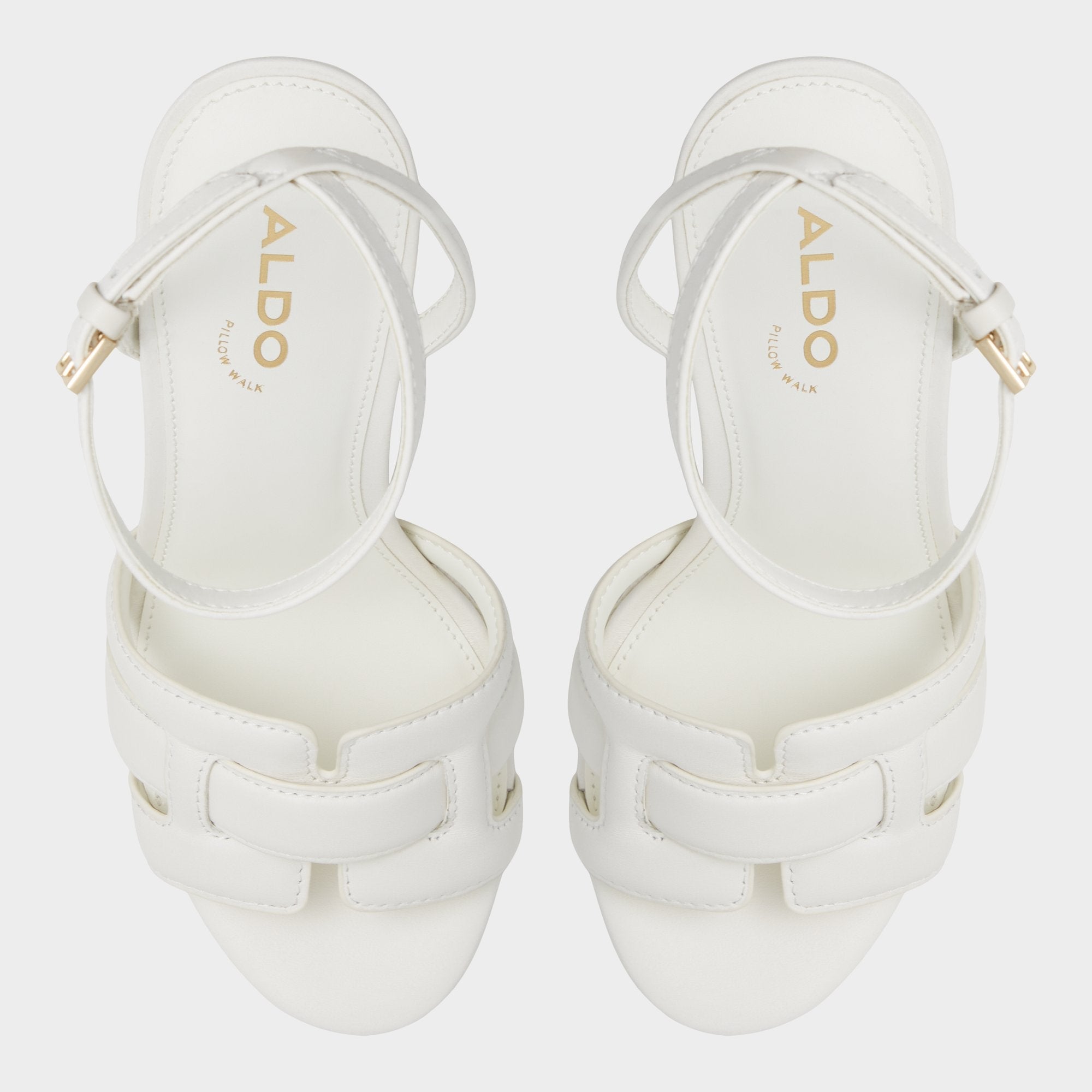 Aldo Valaberel Open White Women's Platform sandals - Strappy heeled sandal, Platform Open white
