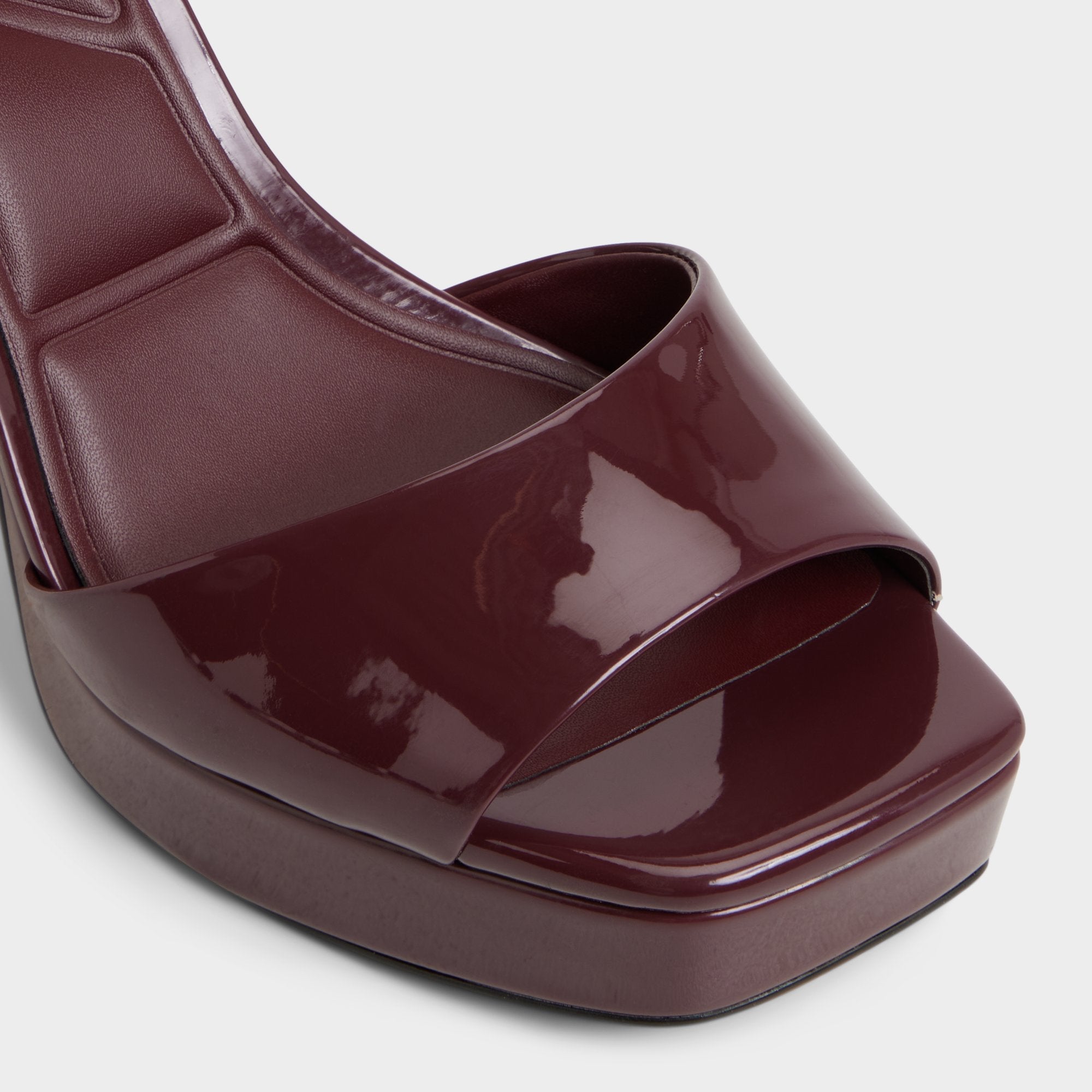 Aldo Chicgleam Bordo Women's Platform sandals - Heeled sandal, Platform Bordo
