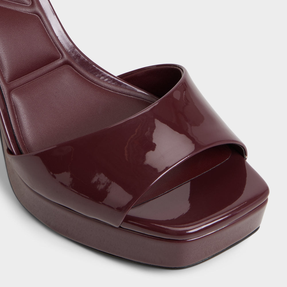 Aldo Chicgleam Bordo Women's Platform sandals - Heeled sandal, Platform Bordo