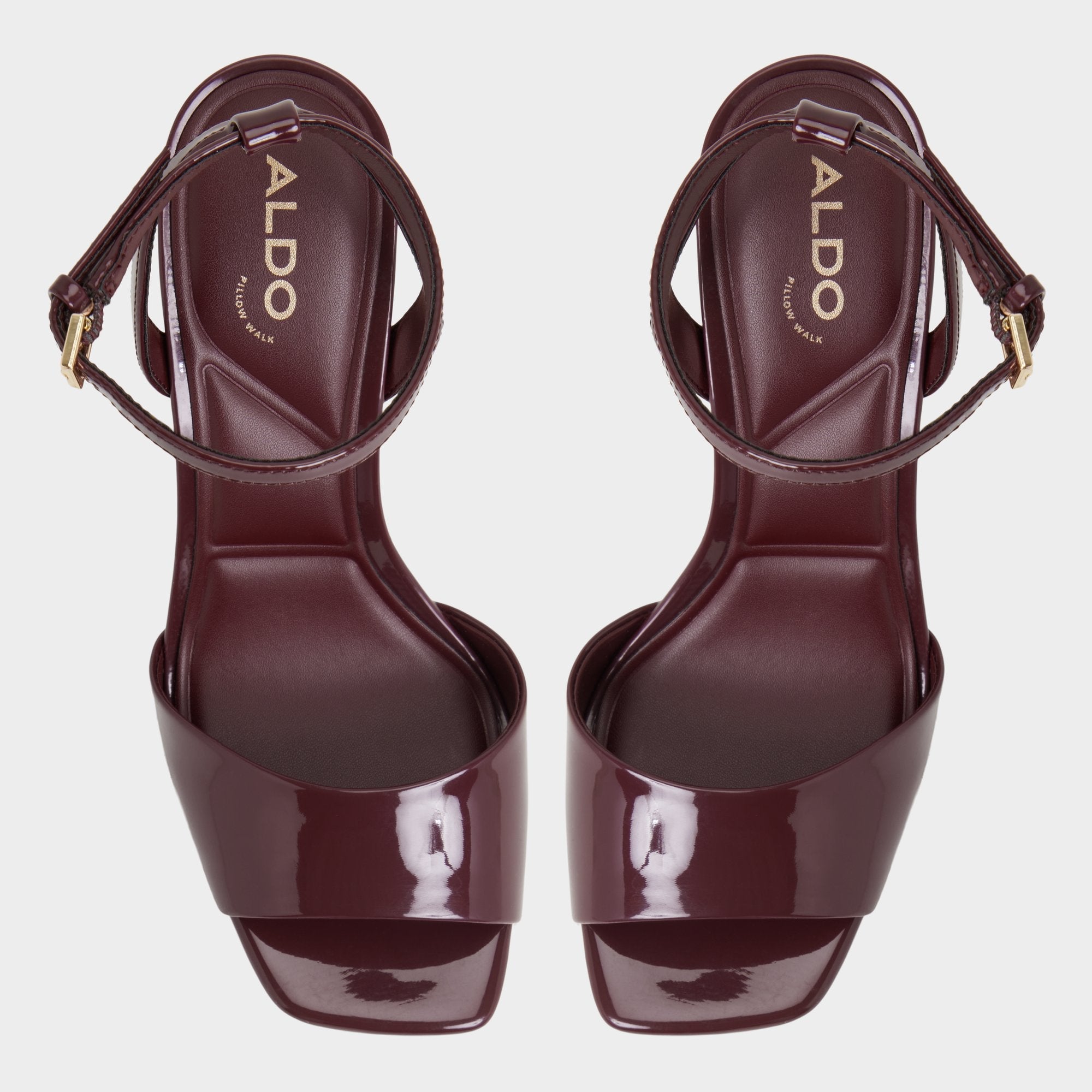 Aldo Chicgleam Bordo Women's Platform sandals - Heeled sandal, Platform Bordo