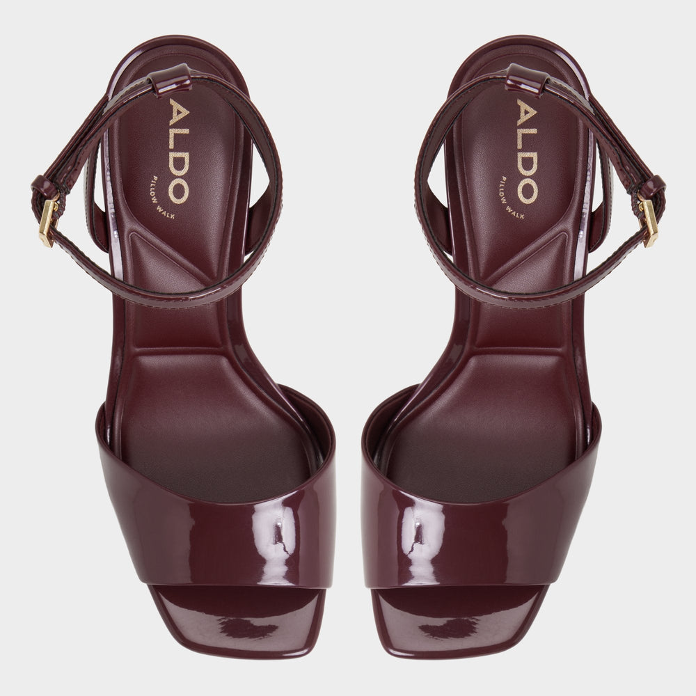 Aldo Chicgleam Bordo Women's Platform sandals - Heeled sandal, Platform Bordo