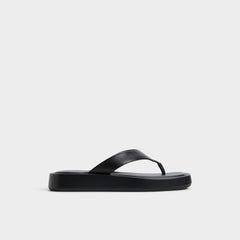 Aldo Grettle Black Women's Flats - Flip flop, Flatform Black