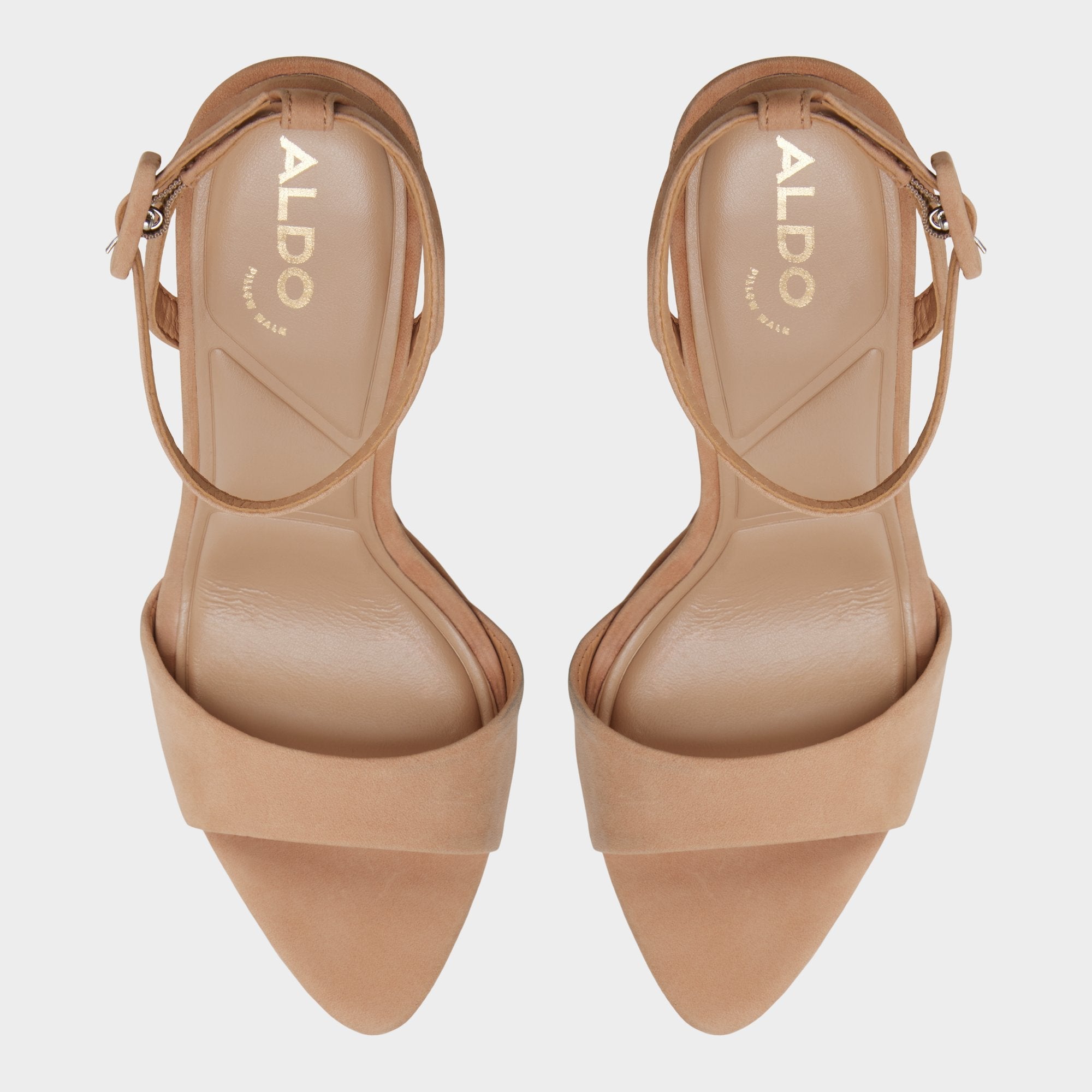 Aldo Ivette in Medium Beige - Strappy heeled sandal, Platform Medium Beige