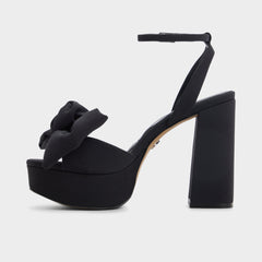 Aldo Luscious in Black 14154112 - Strappy heeled sandal, Platform Black