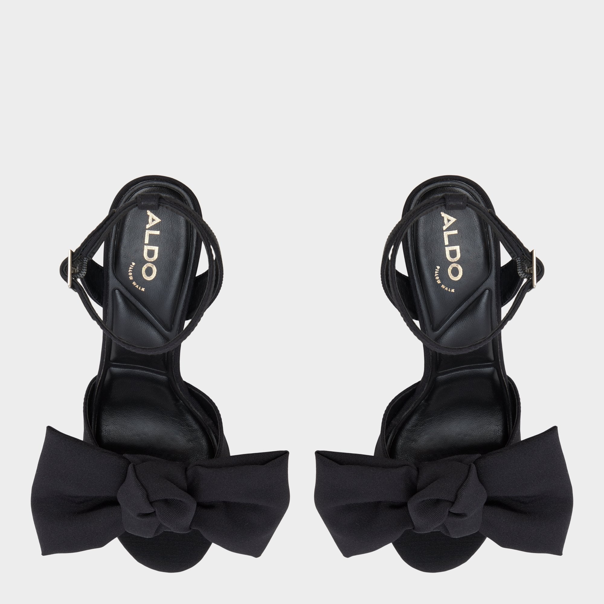 Aldo Luscious in Black 14154112 - Strappy heeled sandal, Platform Black