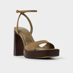 Aldo Lothon in Other Green - Strappy heeled sandal, Platform Other Green