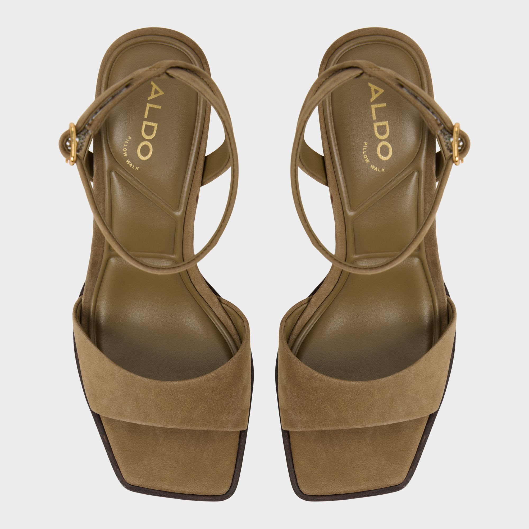 Aldo Lothon in Other Green - Strappy heeled sandal, Platform Other Green
