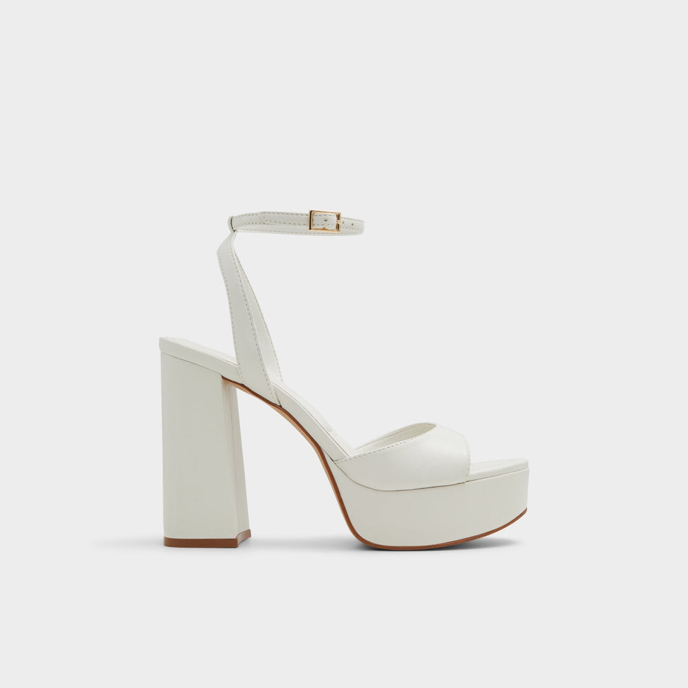Aldo Valoria White Women's Platform sandals - Strappy heeled sandal White