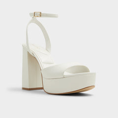 Aldo Valoria White Women's Platform sandals - Strappy heeled sandal White