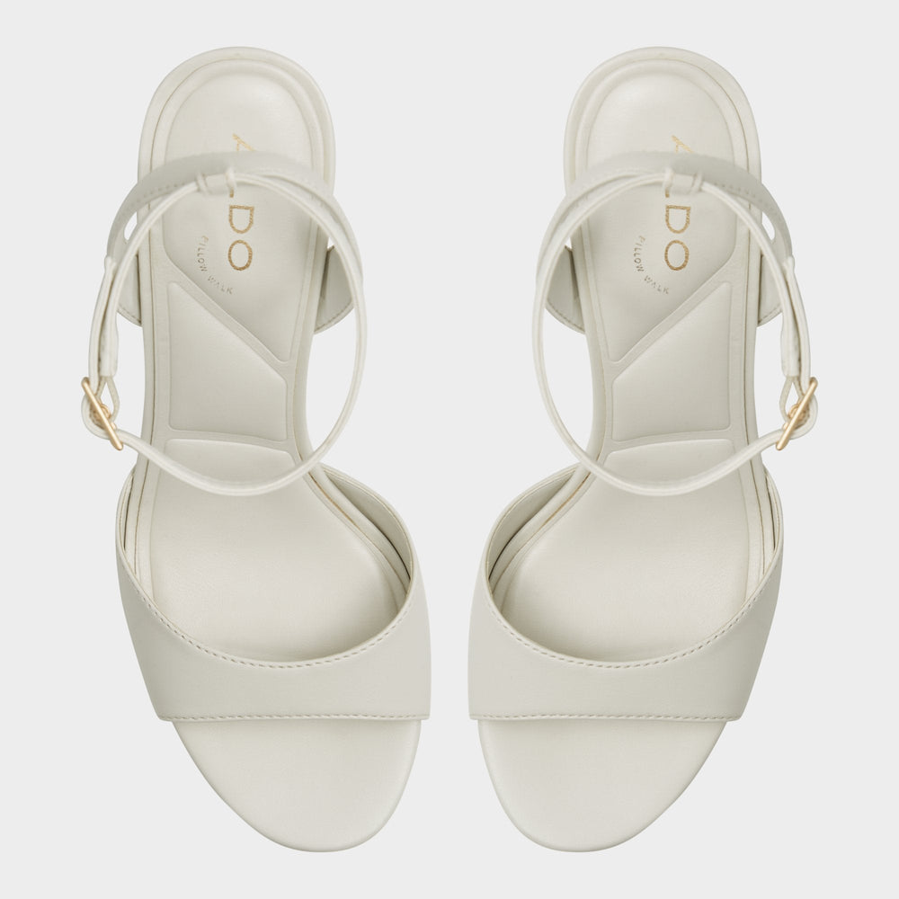 Aldo Valoria White Women's Platform sandals - Strappy heeled sandal White