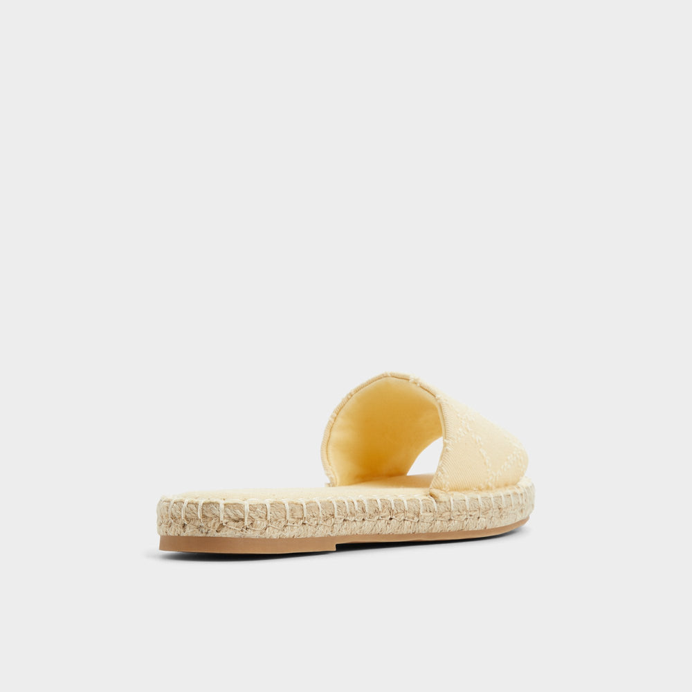 Aldo Erireni Dark Yellow Women's Platform sandals - Slide sandal Dark Yellow