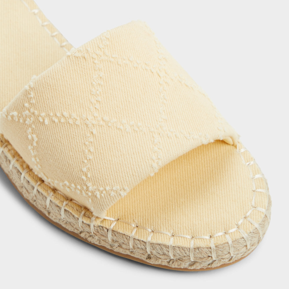 Aldo Erireni Dark Yellow Women's Platform sandals - Slide sandal Dark Yellow