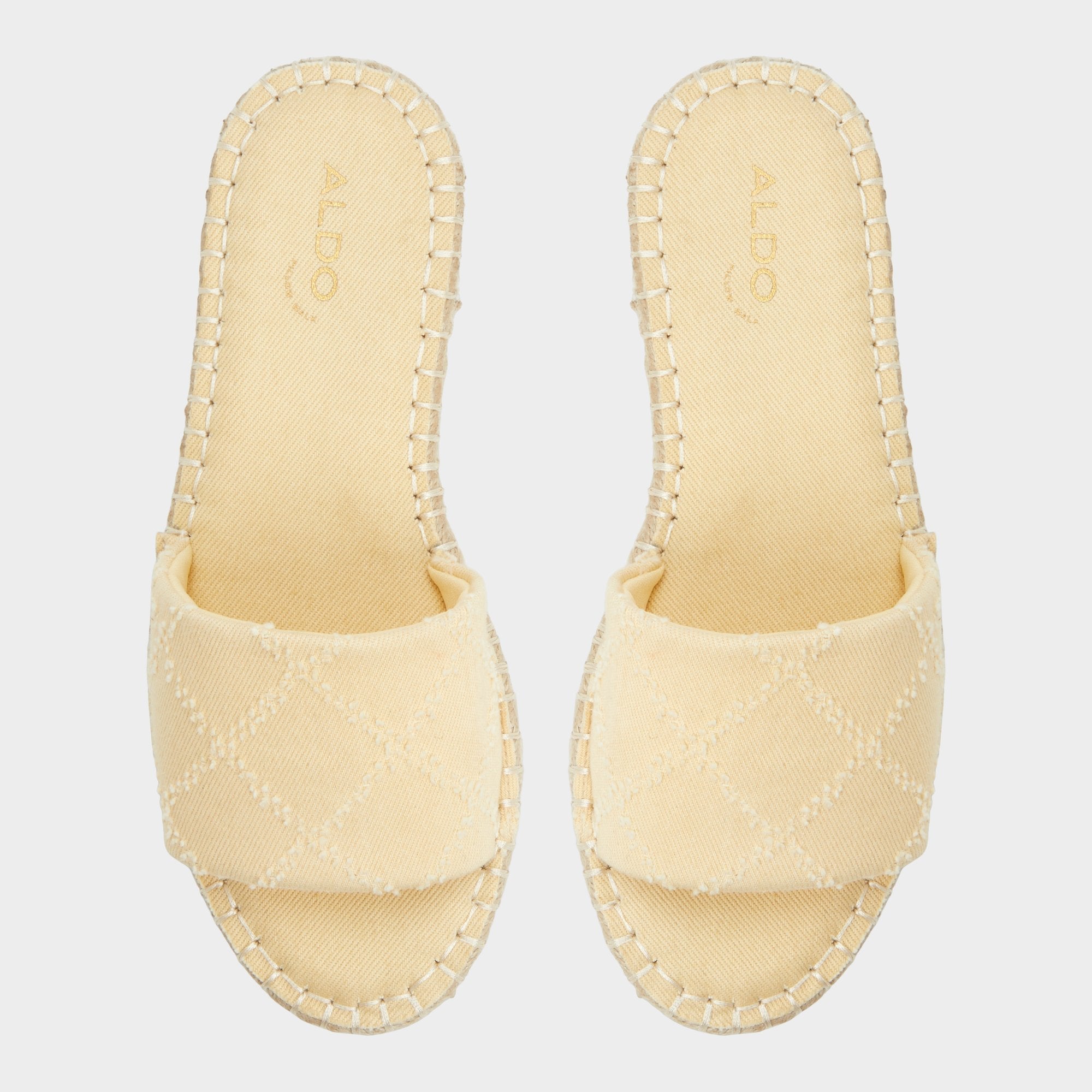 Aldo Erireni Dark Yellow Women's Platform sandals - Slide sandal Dark Yellow