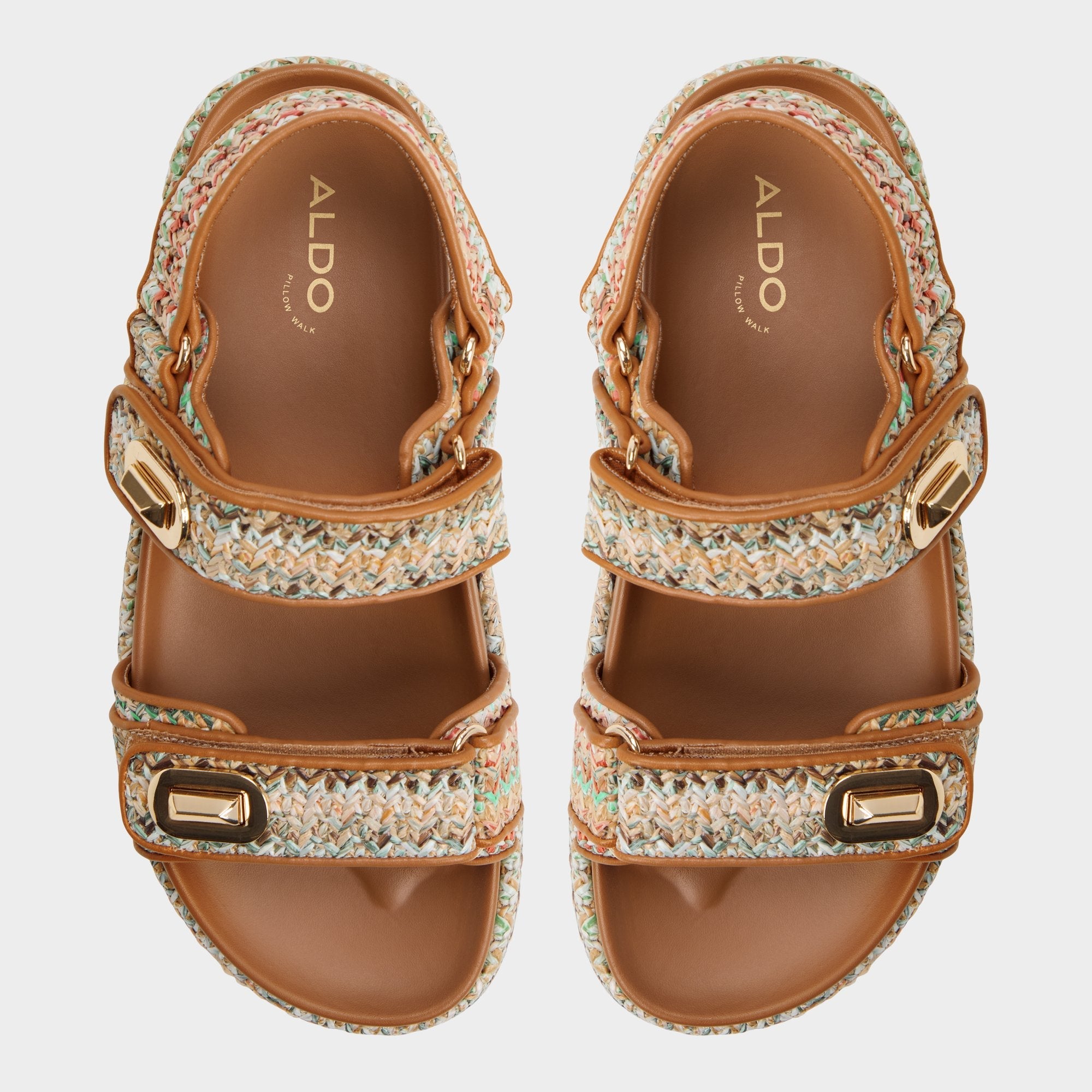Aldo Sunhaven Bright Multi Women's Platform sandals - Footbed sandal Bright multi