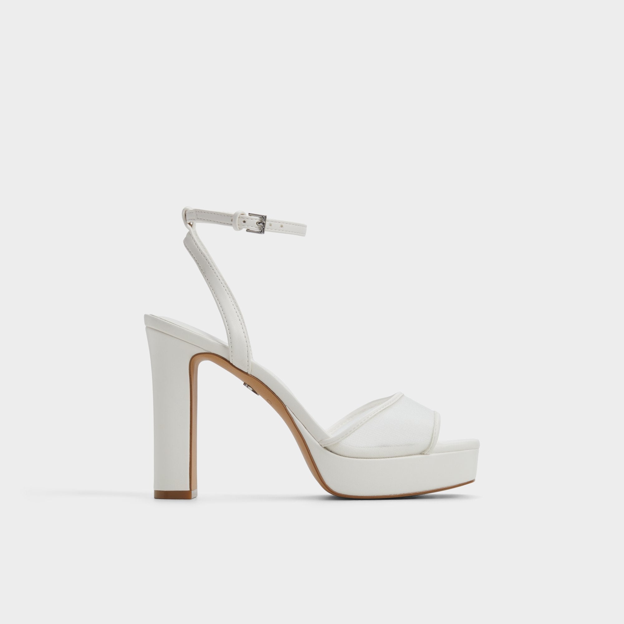 Aldo Chicglimmer Other White Women's Platform sandals - Strappy heeled sandal, Block heel Other White