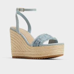 Aldo Aberitram Denim Women's Platform sandals - Wedge sandal Denim