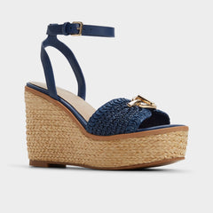 Aldo Ybylin Navy Women's Platform sandals - Wedge sandal Navy