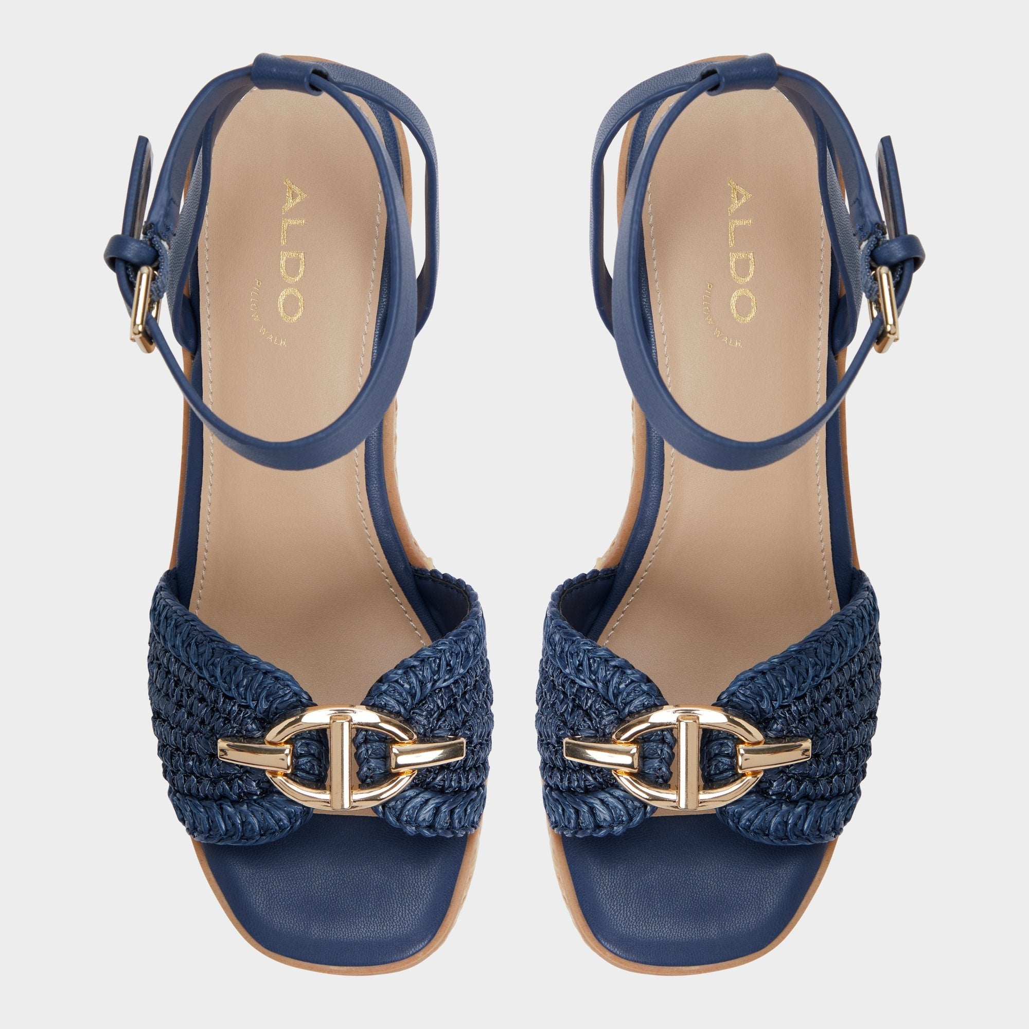 Aldo Ybylin Navy Women's Platform sandals - Wedge sandal Navy