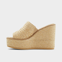 Aldo Midsommar Open Natural Women's Wedges - Wedge sandal, Wedge heel Open natural
