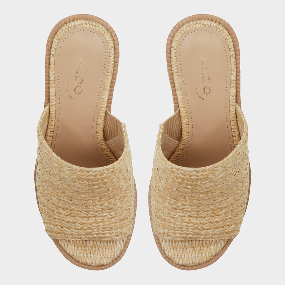 Aldo Midsommar Open Natural Women's Wedges - Wedge sandal, Wedge heel Open natural