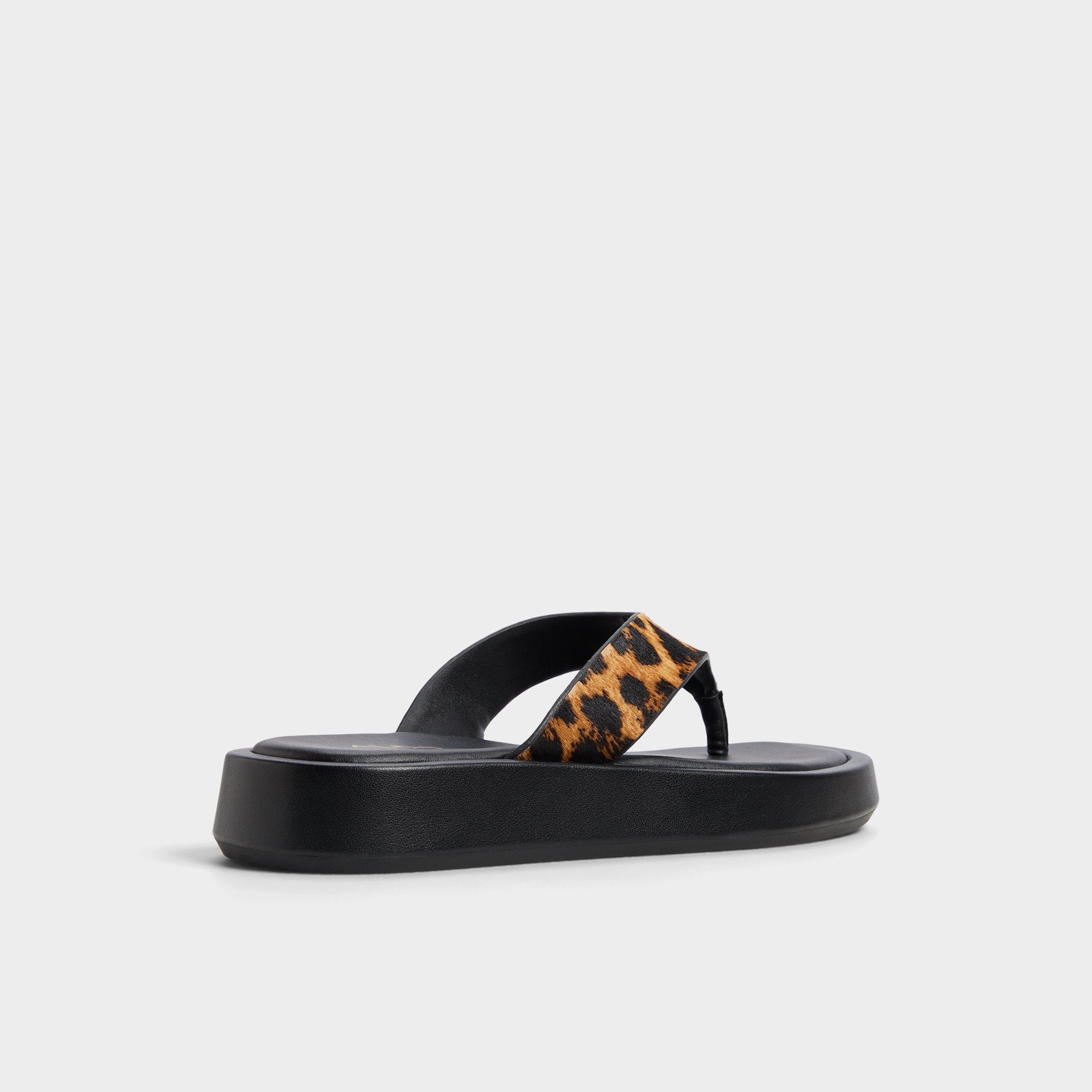 Aldo Grettle Brown Multi Women's Flats - Flip flop, Platform Brown Multi