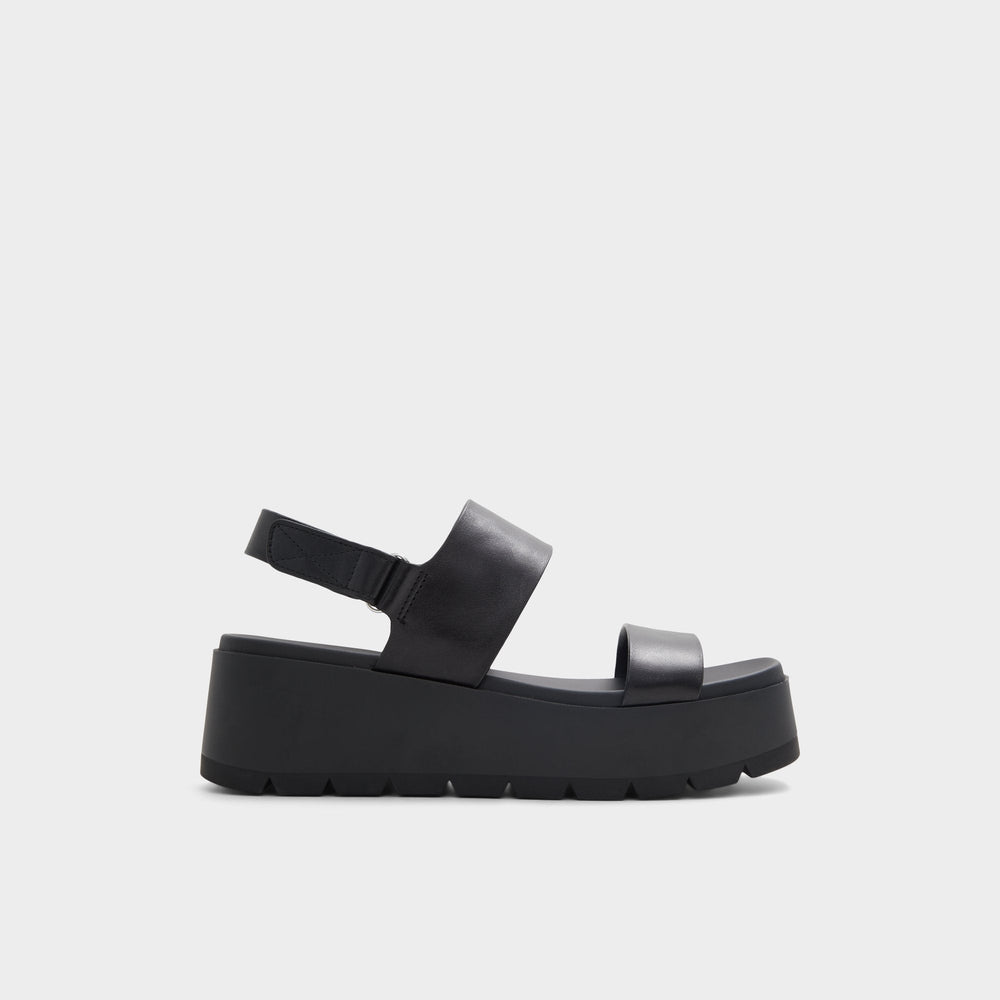 Aldo Thila Open Black Women's Wedges - Wedge sandal Open Black
