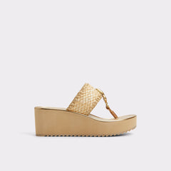 Aldo Penelopy Natural Women's Wedges - Wedge sandal, Wedge heel Natural