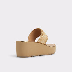 Aldo Penelopy Natural Women's Wedges - Wedge sandal, Wedge heel Natural