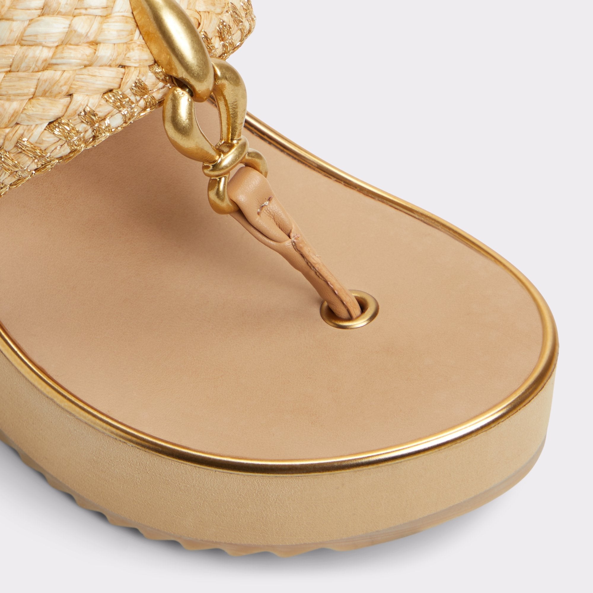 Aldo Penelopy Natural Women's Wedges - Wedge sandal, Wedge heel Natural