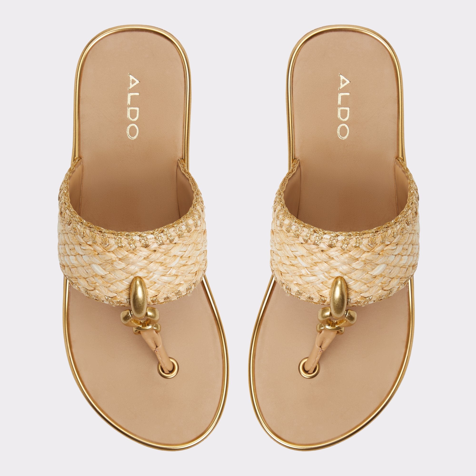Aldo Penelopy Natural Women's Wedges - Wedge sandal, Wedge heel Natural