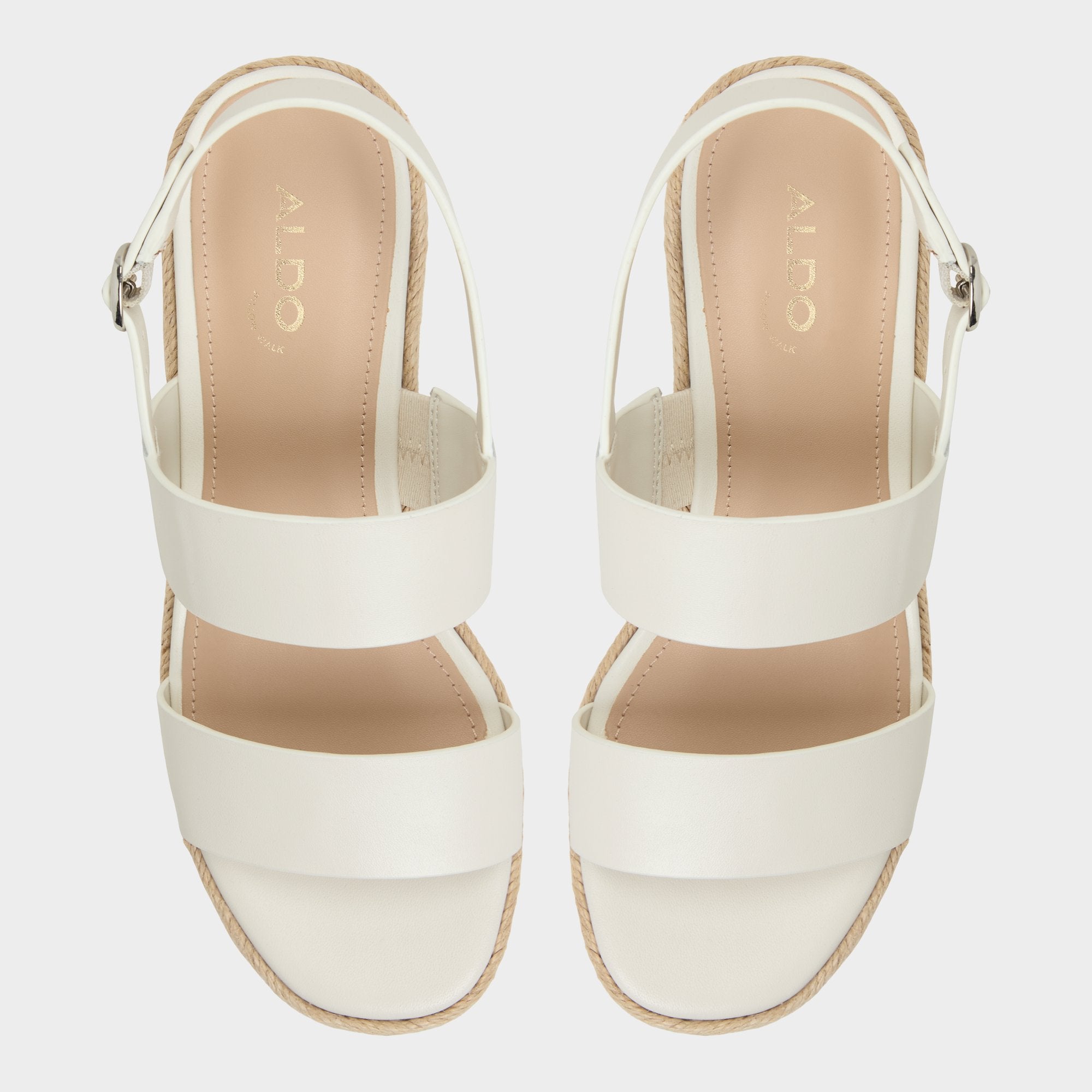 Aldo Keoni Open White Women's Platform sandals - Wedge sandal Open white
