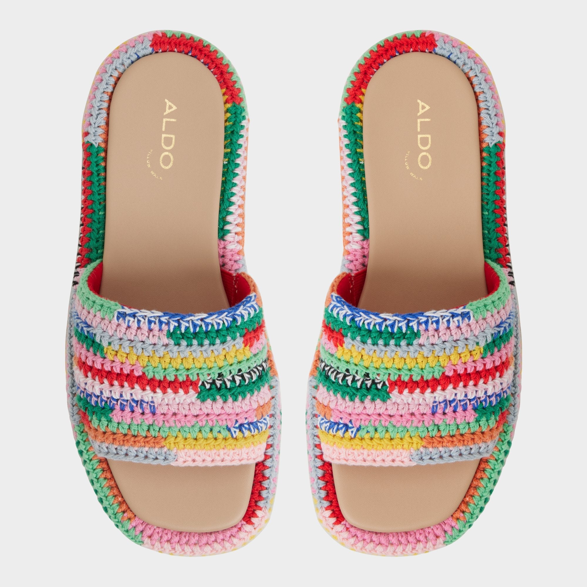 Aldo Bohemina Bright Multi Women's Platform sandals - Flatform sandal Bright Multi