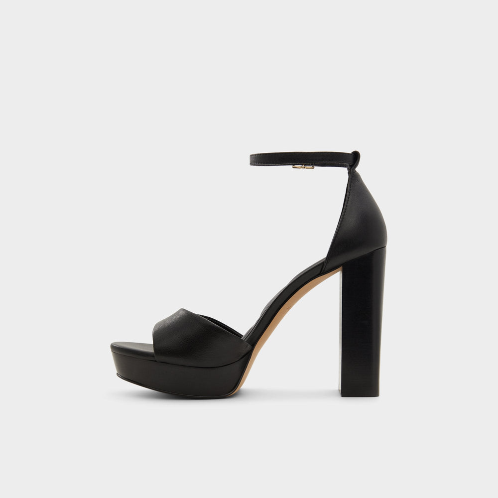 Aldo Enaegyn2.0 Black Women's Platform sandals - Strappy heeled sandal, Platform Black