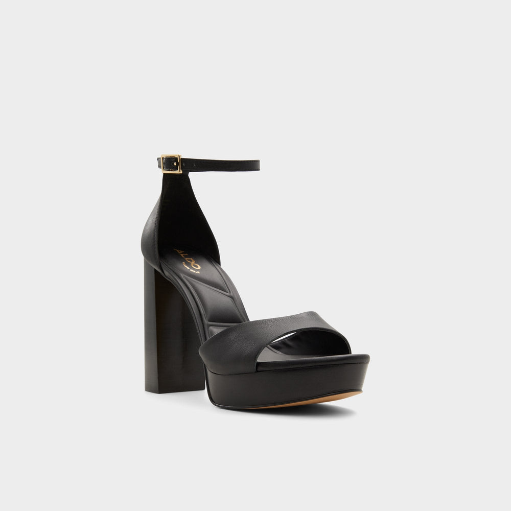 Aldo Enaegyn2.0 Black Women's Platform sandals - Strappy heeled sandal, Platform Black
