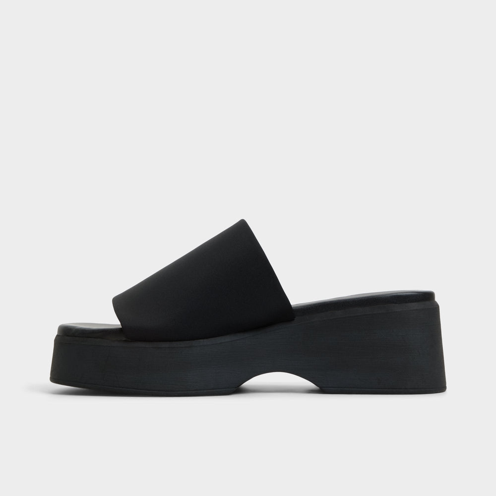 Aldo Yassa Black Women's Wedges - Wedge sandal Black