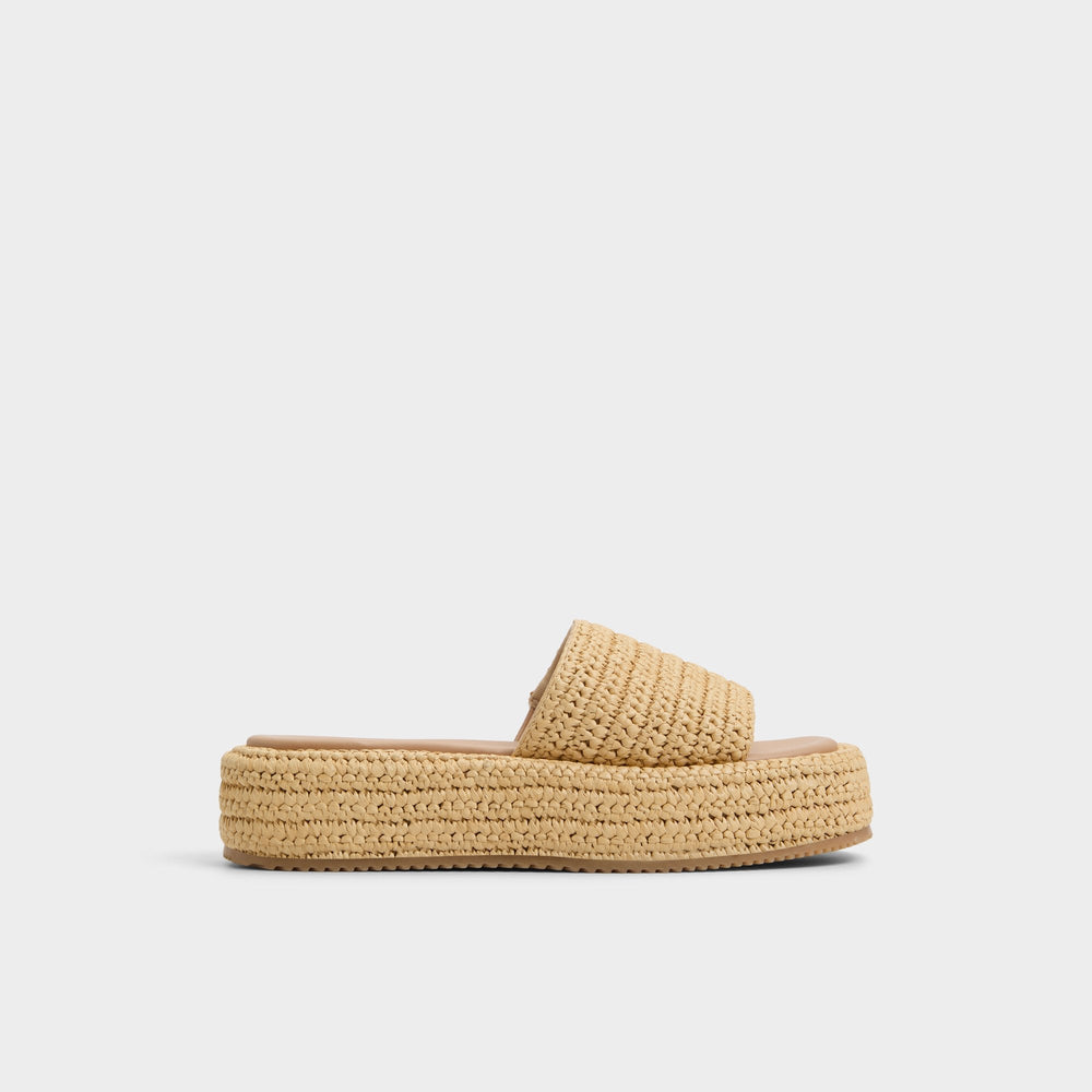 Aldo Bohemina Natural Women's Platform sandals - Flatform sandal Natural