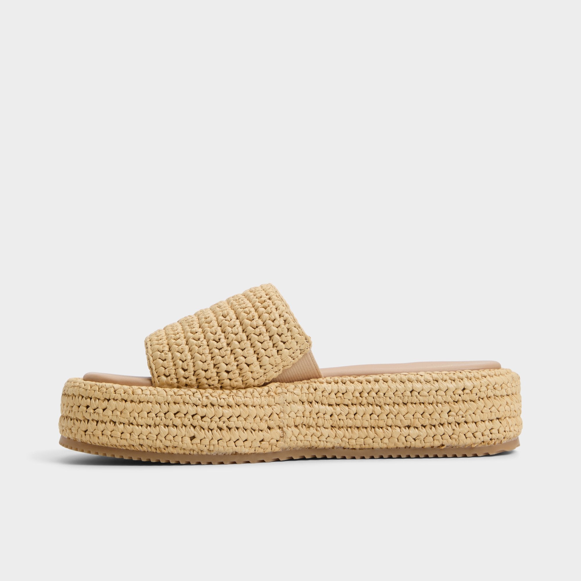Aldo Bohemina Natural Women's Platform sandals - Flatform sandal Natural