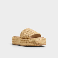 Aldo Bohemina Natural Women's Platform sandals - Flatform sandal Natural