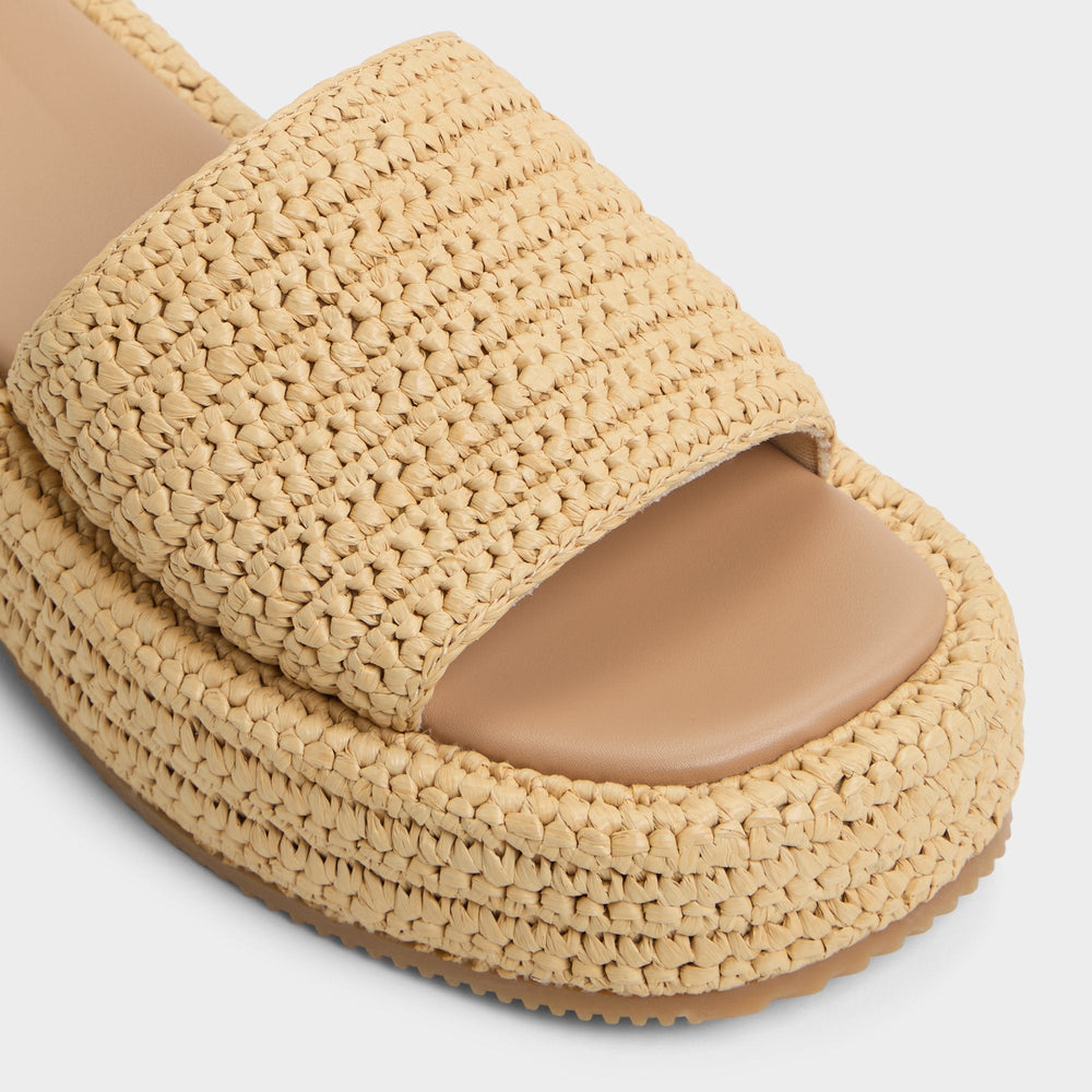 Aldo Bohemina Natural Women's Platform sandals - Flatform sandal Natural